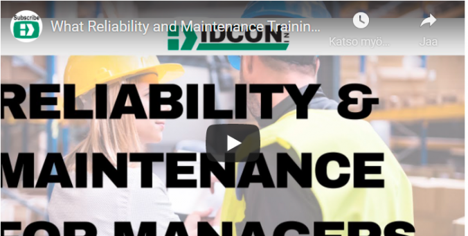 What Reliability and Maintenance Training Do Managers Need?