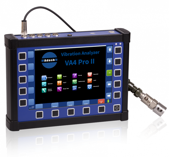 A4400 VA4 Pro II – The Fastest 4-Channel Vibration Analyzer