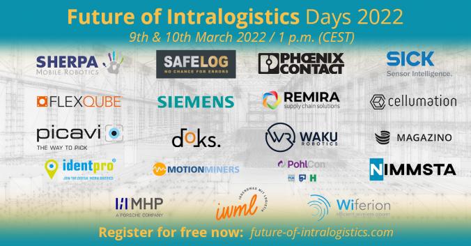 Future of Intralogistics Days 2022: Leading companies present intralogistics technology trends