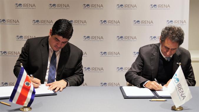 Costa Rica and IRENA Sign Partnership to Advance National Decarbonisation Plan