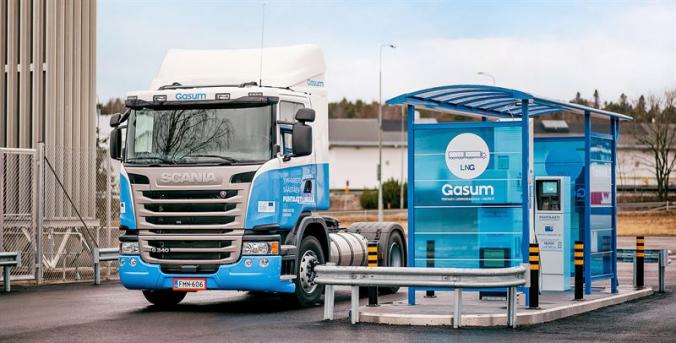 Nordic heavy-duty road transport entering the age of gas