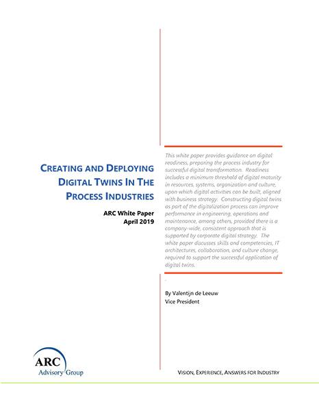 Creating and Deploying Digital Twins for the Process Industry