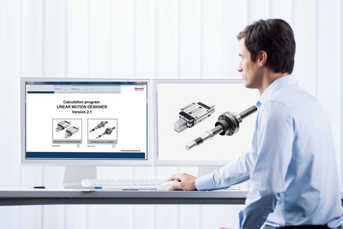 New Calculation Program from Rexroth Allows Users to Design and Optimize Linear Motion Systems to Suit the Task at Hand.