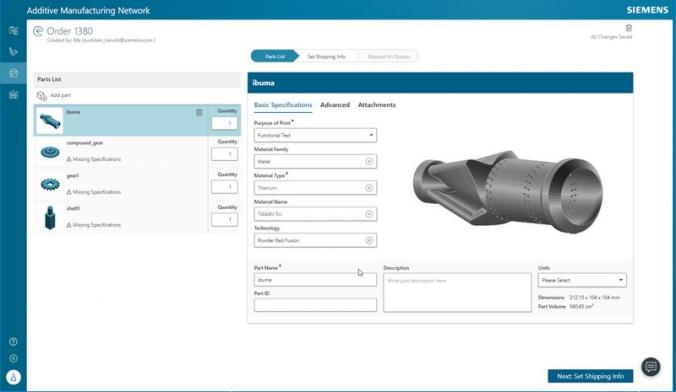 Siemens opens Additive Manufacturing Network