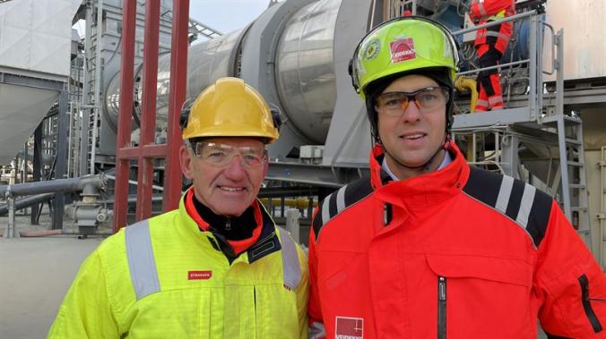  The world's first asphalt plant on hydrogen