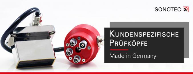 German-Made Customized Transducers for Ultrasonic NDT