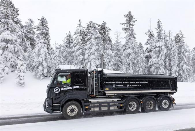 All-electric heavy truck challenges the Arctic climate