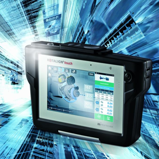 Precision Meets Connectivity as PRUFTECHNIK Presents ROTALIGN touch