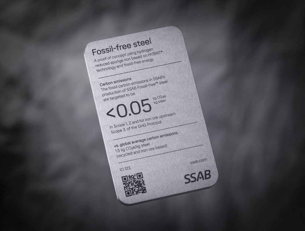 Fossil-free-steel-bar