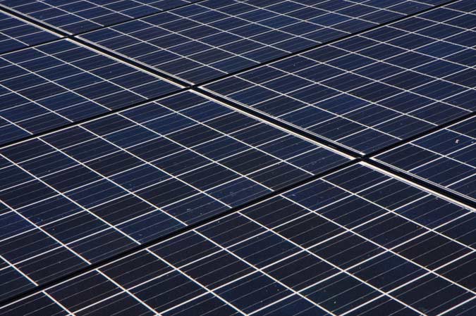 Fig 2. Picture of solar farm.